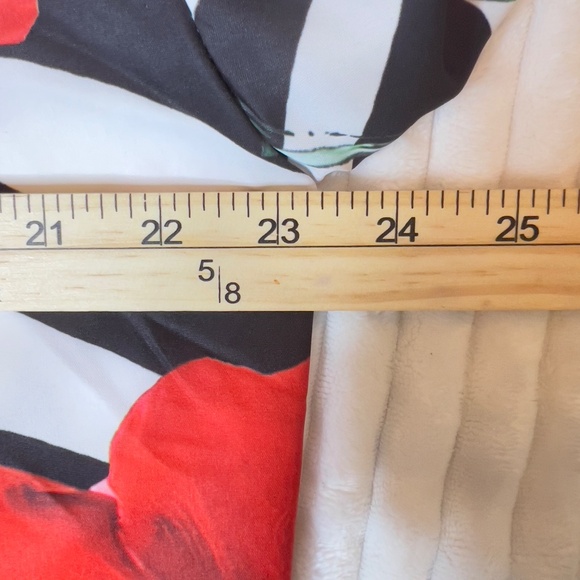 #A322   Nancy Artistic Style Floral Zebra Print Button-Down Shirt Dress NWOT M - Picture 5 of 8